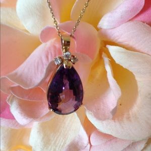 Purple Amethyst necklace.